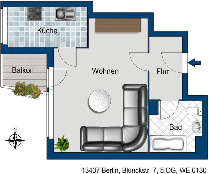 Perfekte Singlewohnung — photo 1